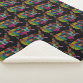 州統一された特別観光客ギフトクラシック シェルパブランケット (3/4)