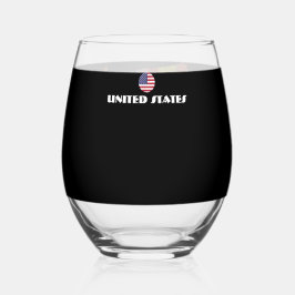 州統一された特別観光客ギフトクラシック ステムなしワイングラス