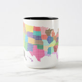 州統一された特別観光客ギフトクラシック ツートーンマグカップ (中央)