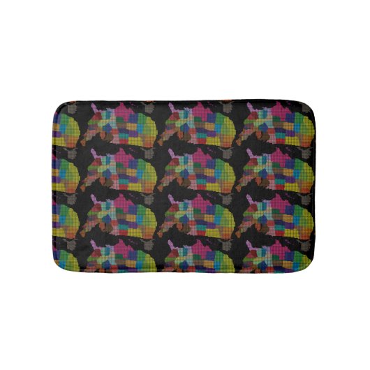 州統一された特別観光客ギフトクラシック バスマット (正面)