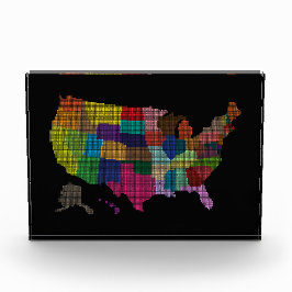 州統一された特別観光客ギフトクラシック フォトブロック