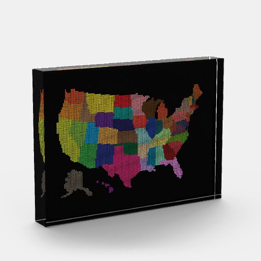 州統一された特別観光客ギフトクラシック フォトブロック (左)