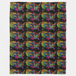 州統一された特別観光客ギフトクラシック フリースブランケット