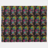 州統一された特別観光客ギフトクラシック フリースブランケット (正面(横))