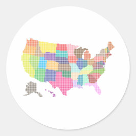 州統一された特別観光客ギフトクラシック ラウンドシール