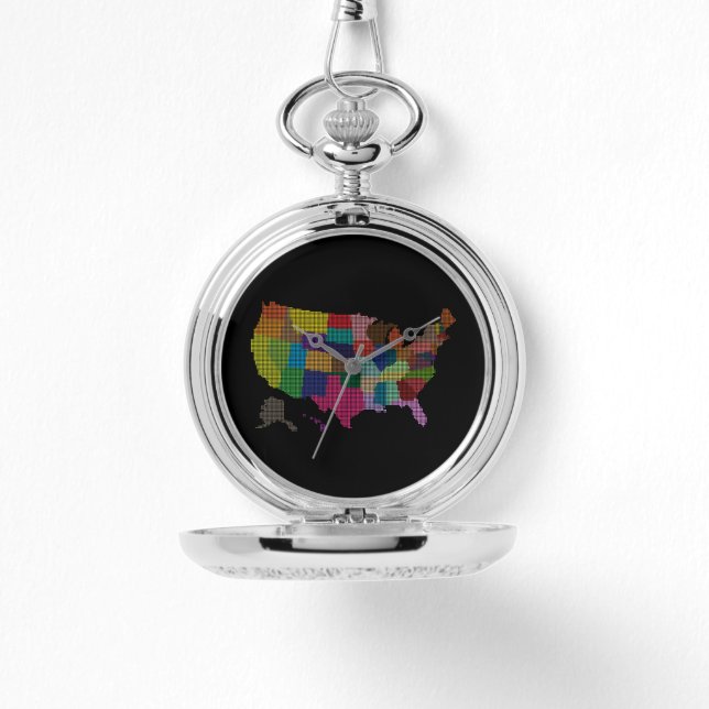 州統一された特別観光客ギフトクラシック 腕時計 (正面)