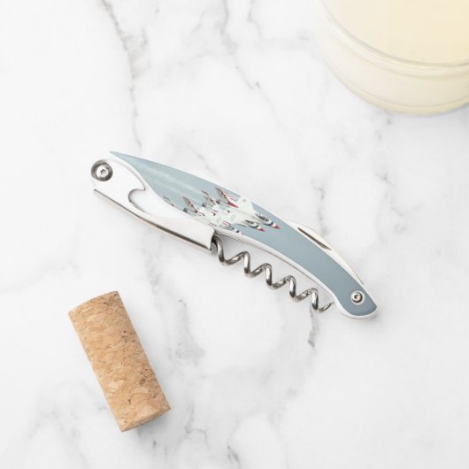 州統一された空軍愛国的コルク栓抜 ソムリエナイフ (正面)