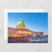 州統一された資本建物、ワシントンDC ポストカード (正面/裏面)