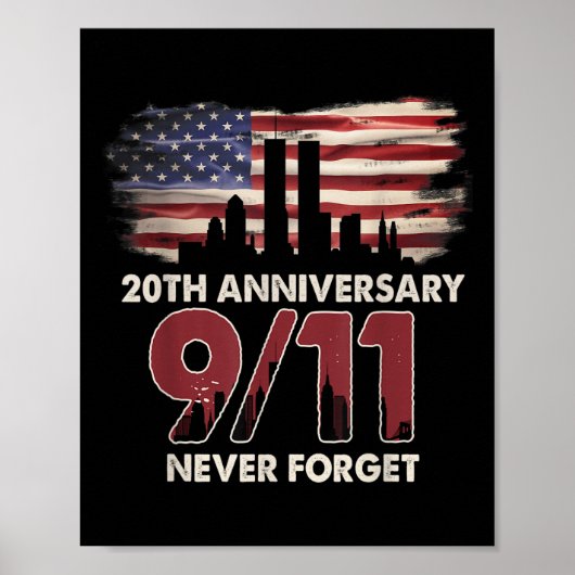 州統一された21周年記念パトリオットデイボーティフ ポスター (正面)