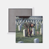 州統一された、アーリントンのヴァージニア州。 マグネット (正面/裏面)