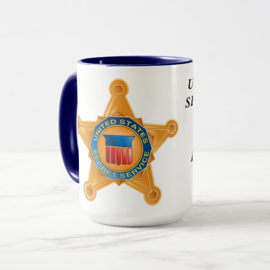 州統一された・シークレット・サービス・マグ マグカップ (正面左)