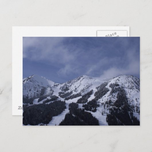 州統一された，ワシントン，スキー場 ポストカード (正面/裏面)