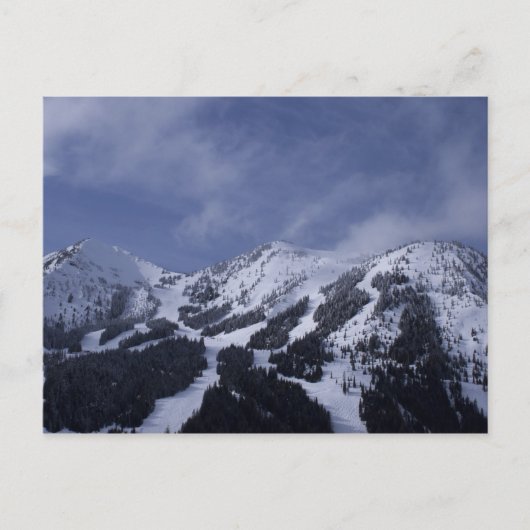 州統一された，ワシントン，スキー場 ポストカード (正面)