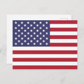 州統一された(米国)フラグはがき ポストカード (正面/裏面)