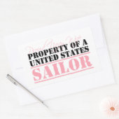 州船統一された員の財産 長方形シール (封筒)