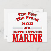 州船誇りを持ったの数少統一されたない息子 ポストカード (正面/裏面)