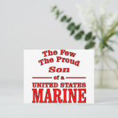 州船誇りを持ったの数少統一されたない息子 ポストカード (スタンド正面)