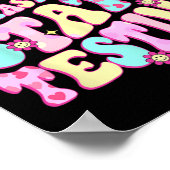 州試験先生試験の最終日を愛する ポスター (角)