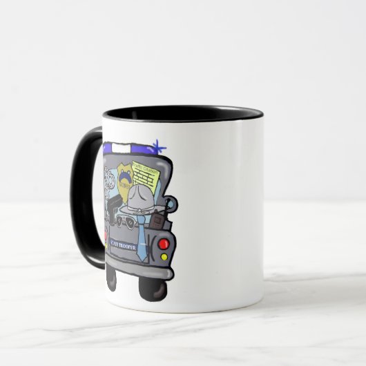 州警察官 マグカップ (正面左)