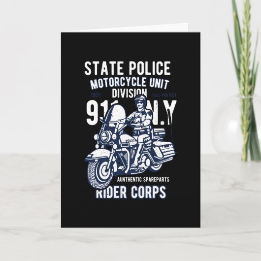 州警察 カード (正面)