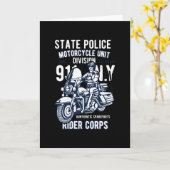 州警察 カード (黄色い花)