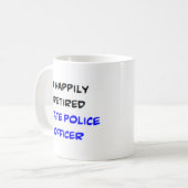 州警退職した官 コーヒーマグカップ (正面左)