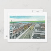 州通りとスネーク川の空中眺め ポストカード (正面/裏面)