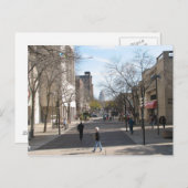 州通りマディソンウィスコンシンライブラリモール ポストカード (正面/裏面)