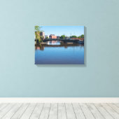 州通り橋ミルウォーキー川 キャンバスプリント (インサイチュ (ウッドフロア))