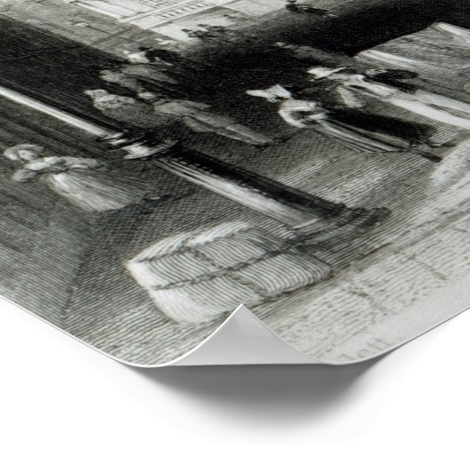 州通り、ボストン、S.レイシー刻印 ポスター (角)