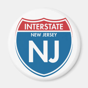 州連帯のニュージャージーNJ マグネット