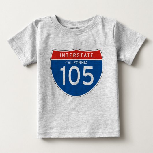 州連帯の印105 -カリフォルニア ベビーTシャツ (正面)