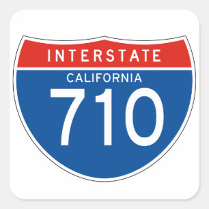 州連帯の印710 -カリフォルニア スクエアシール