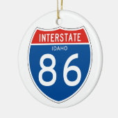 州連帯の印86 -アイダホ セラミックオーナメント (左)