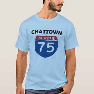 州連帯Chattownチャタヌーガテネシー州I-75 Tシャツ