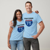 州連帯Chattownチャタヌーガテネシー州I-75 Tシャツ (ユニセックス)