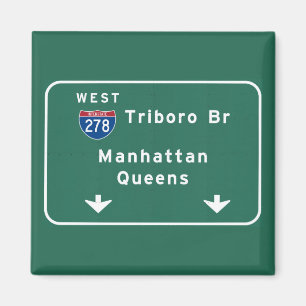 州連帯NYCニューヨークシティTriboroのBrマンハッタン マグネット