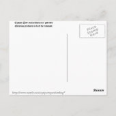 州間の戦争 ポストカード (裏面)