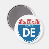州間デラウェアDE マグネット (正面/裏面)