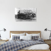 州間フェアグラウンズ自動スピードレース キャンバスプリント (インサイチュ (寝室))