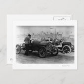 州間フェアグラウンズ自動スピードレース ポストカード (正面/裏面)