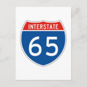 州間標識65 ポストカード (正面)