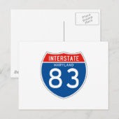 州間標識83 – メリーランド ポストカード (正面/裏面)