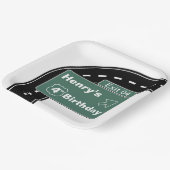 州間誕生日紙プレート9"スクエア ペーパープレート (傾斜あり)