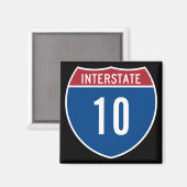 州際高速道路10号線 マグネット (正面/裏面)