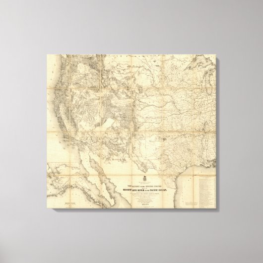 州領統一された キャンバスプリント (正面)