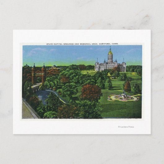 州首都の眺め ポストカード (正面)