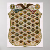 州1876統一されたの象徴 ポスター (正面)