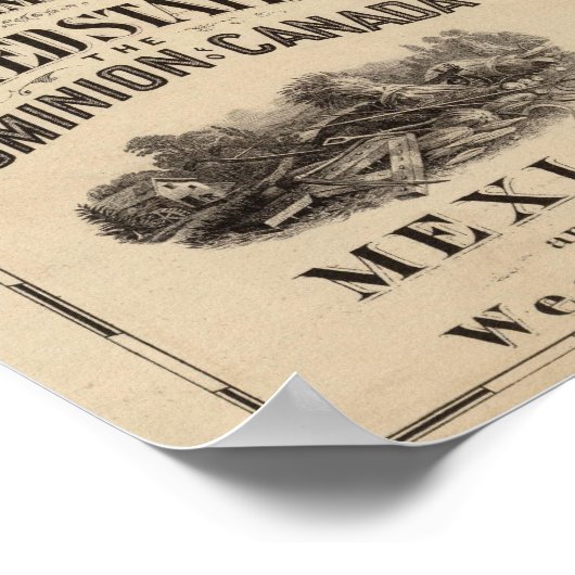 州3の新しい鉄道統一された地図 ポスター (角)