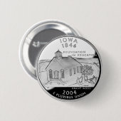 州4分の1アイオワ逆側フェイク 缶バッジ (正面&裏面)